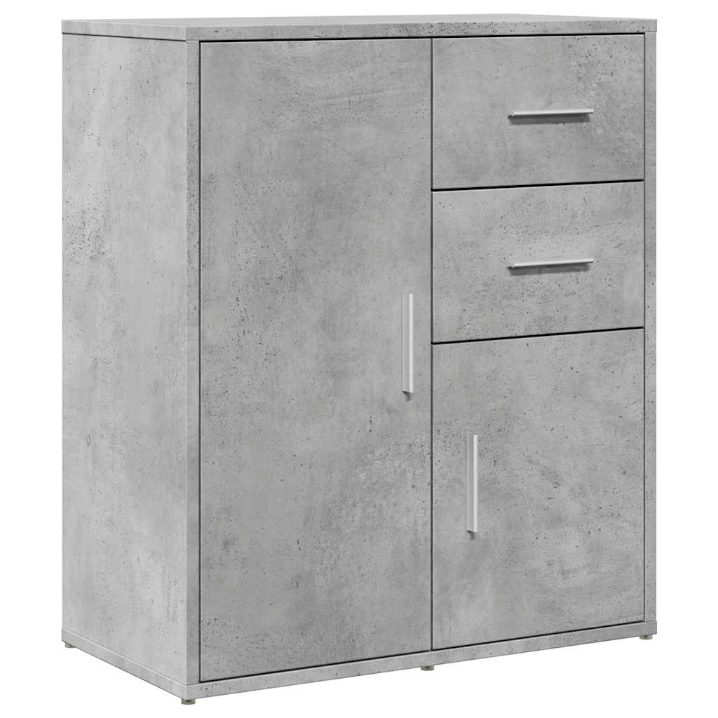 Komoda beton siva 60 x 31 x 70 cm od konstruiranog drva