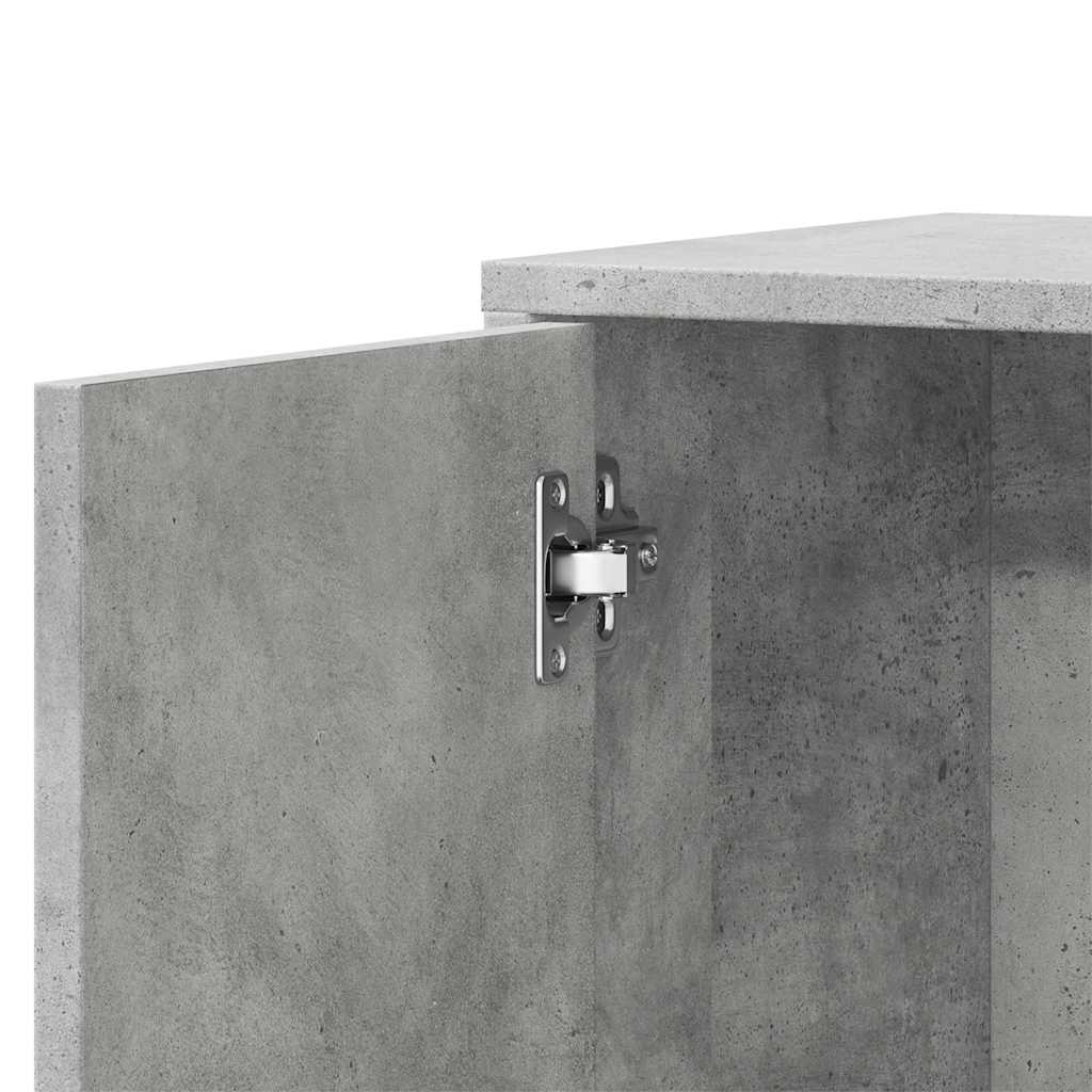Komoda beton siva 60 x 31 x 70 cm od konstruiranog drva