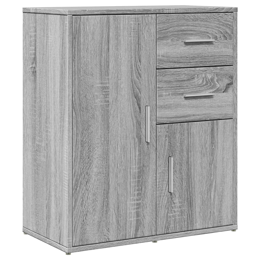 Komoda siva boja hrasta 60x31x70cm od konstruiranog drva