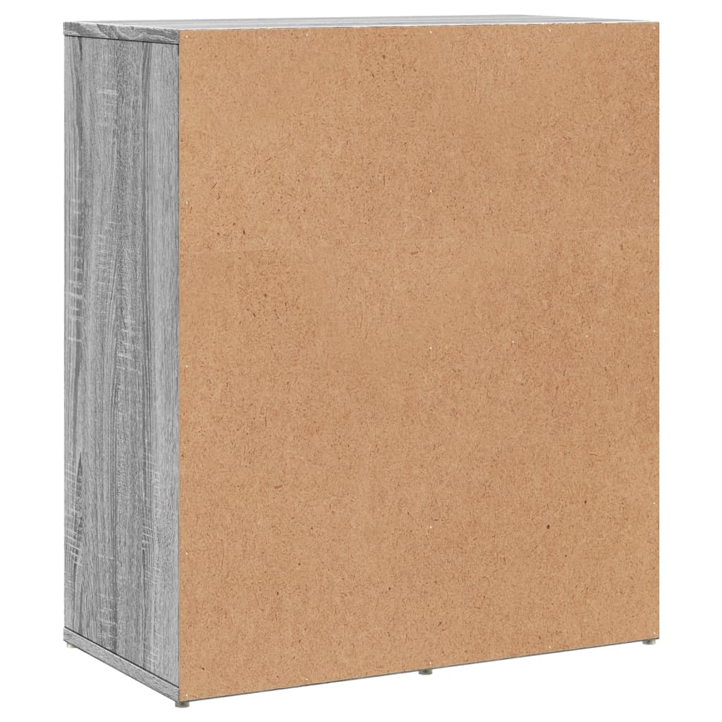 Komoda siva boja hrasta 60x31x70cm od konstruiranog drva