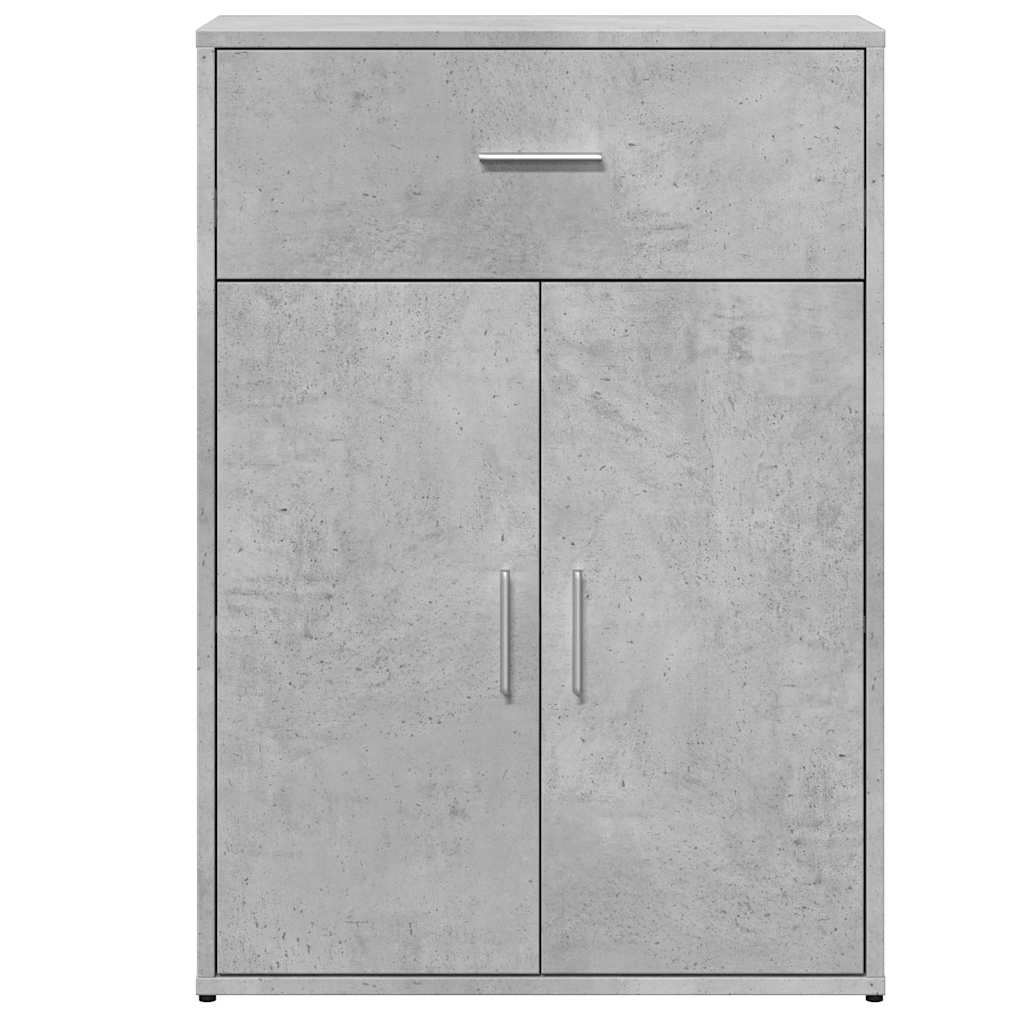 Komoda siva boja betona 60x30x84 cm od konstruiranog drva