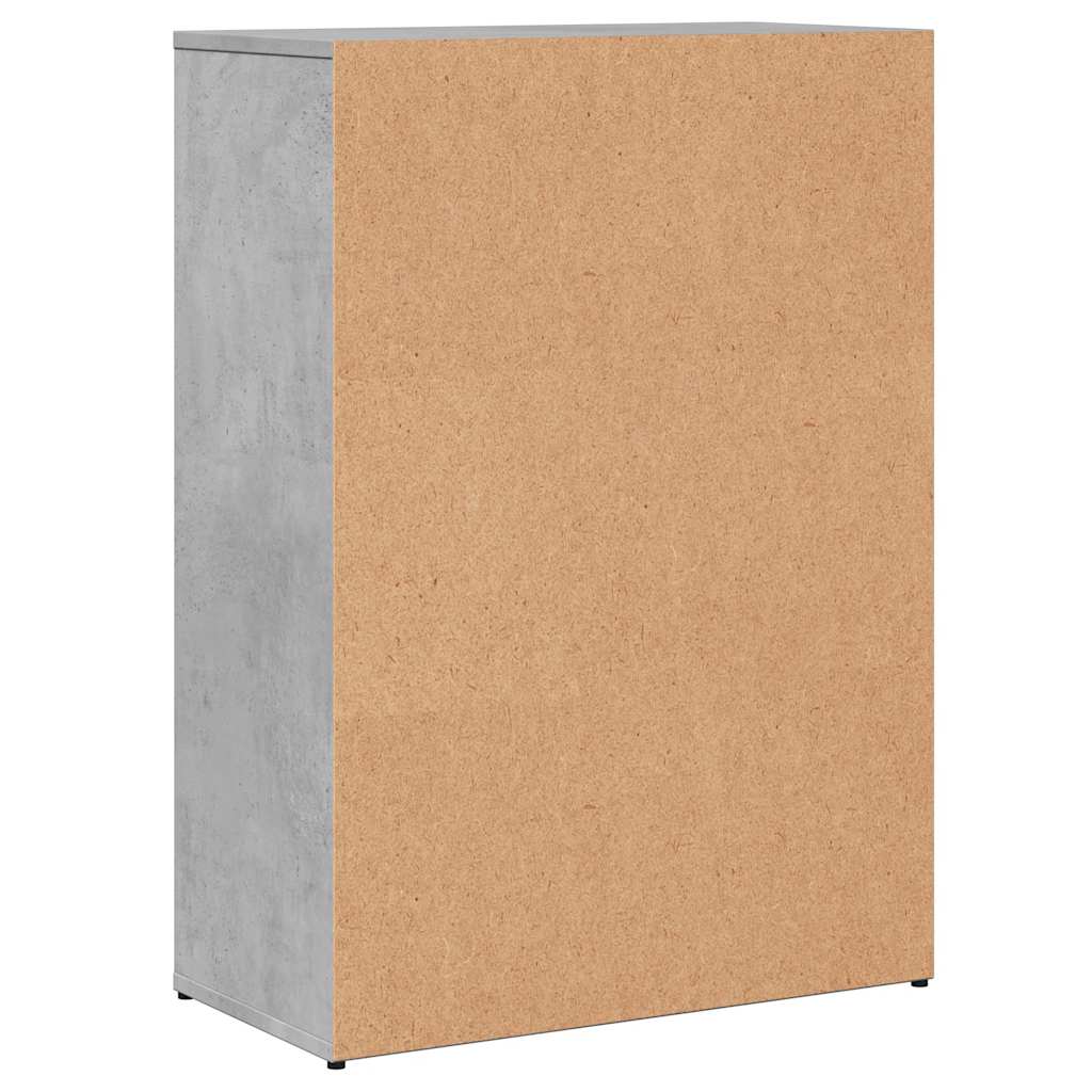 Komoda siva boja betona 60x30x84 cm od konstruiranog drva