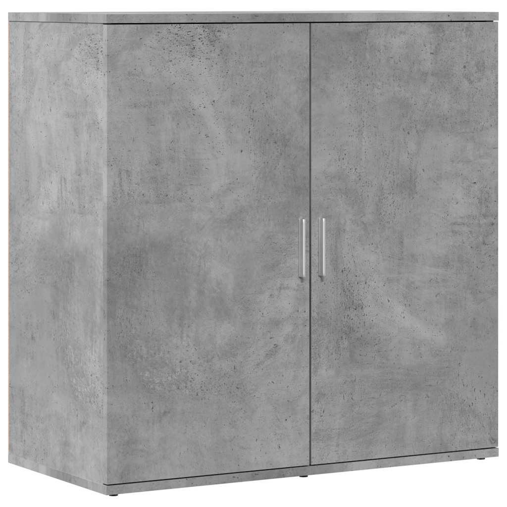 Komoda siva boja betona 79x38x80 cm od konstruiranog drva