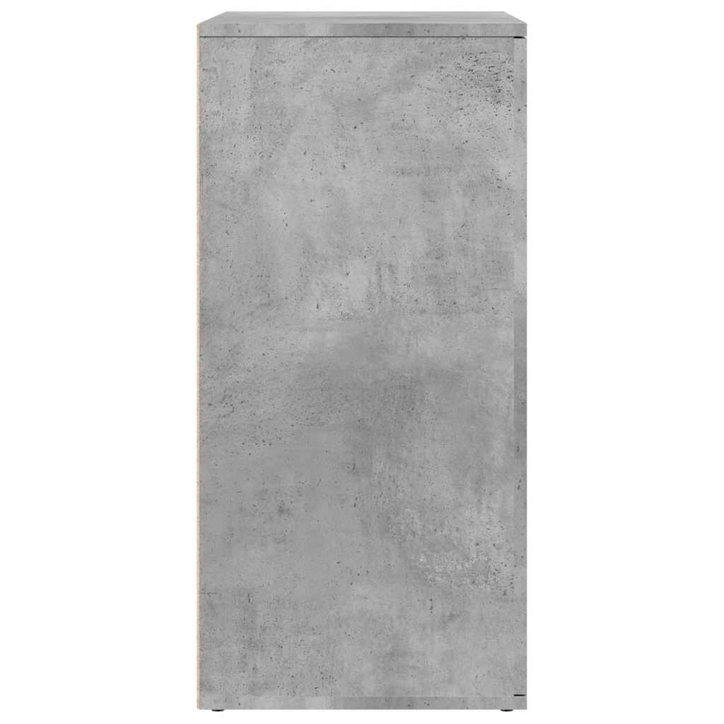 Komoda siva boja betona 79x38x80 cm od konstruiranog drva