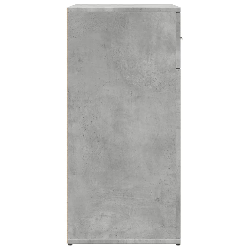 Komoda siva boja betona 79x38x80 cm od konstruiranog drva