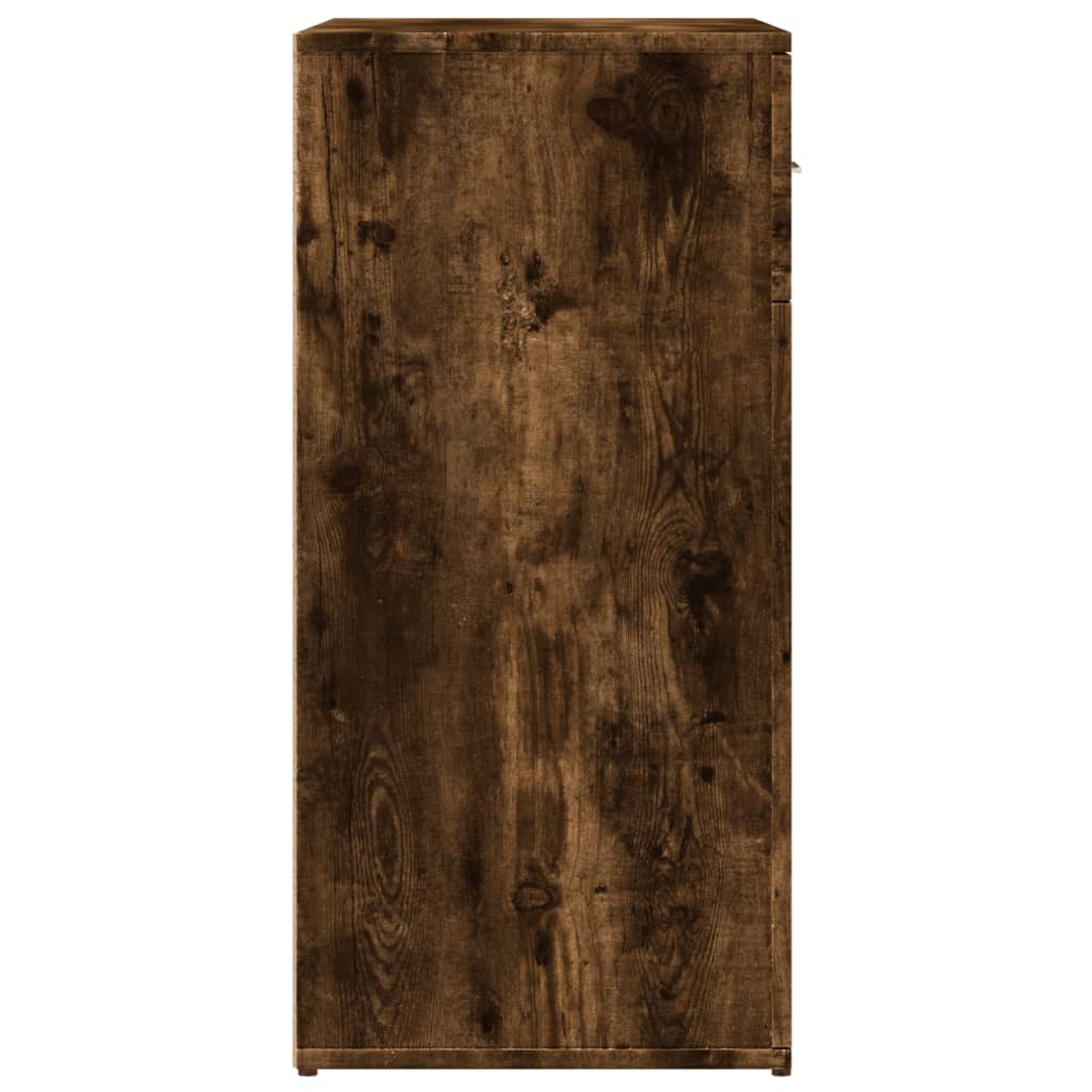 Komoda boja dimljenog hrasta 79x38x80 cm konstruirano drvo