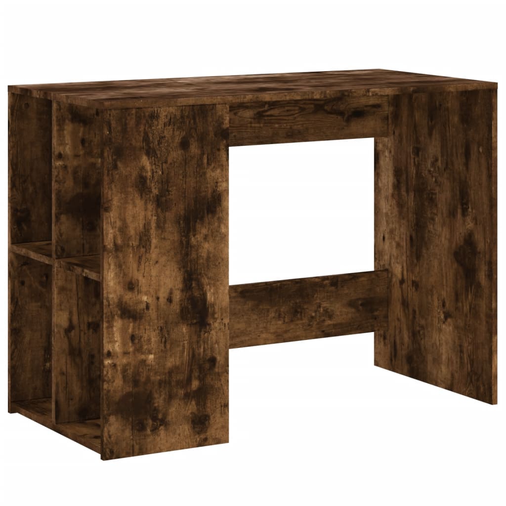 Radni stol boja dimljenog hrasta 102x50x75 cm konstruirano drvo