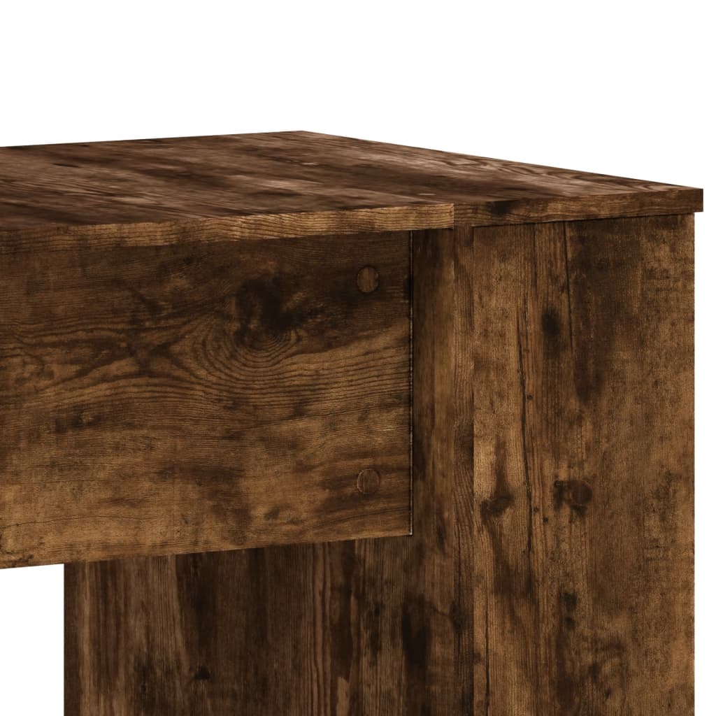 Radni stol boja dimljenog hrasta 140x50x75 cm konstruirano drvo