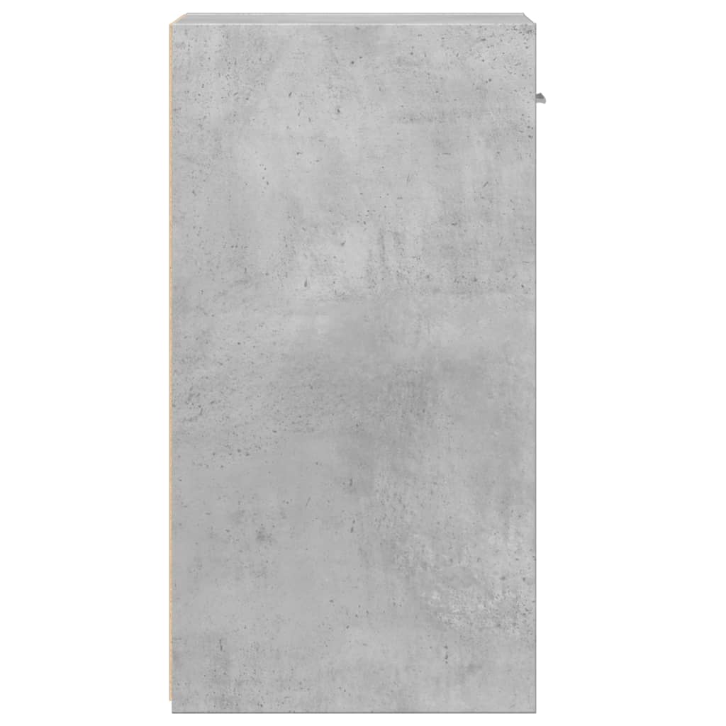 Noćni ormarići 2 kom boja betona 35x34x65 cm konstruirano drvo