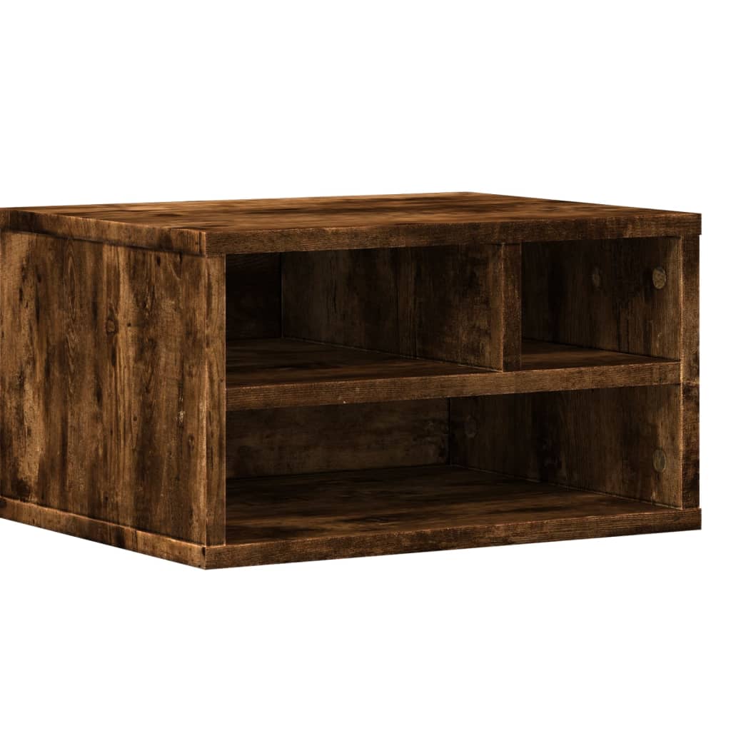 Stalak za pisač boja hrasta 40x32x22,5 cm konstruirano drvo