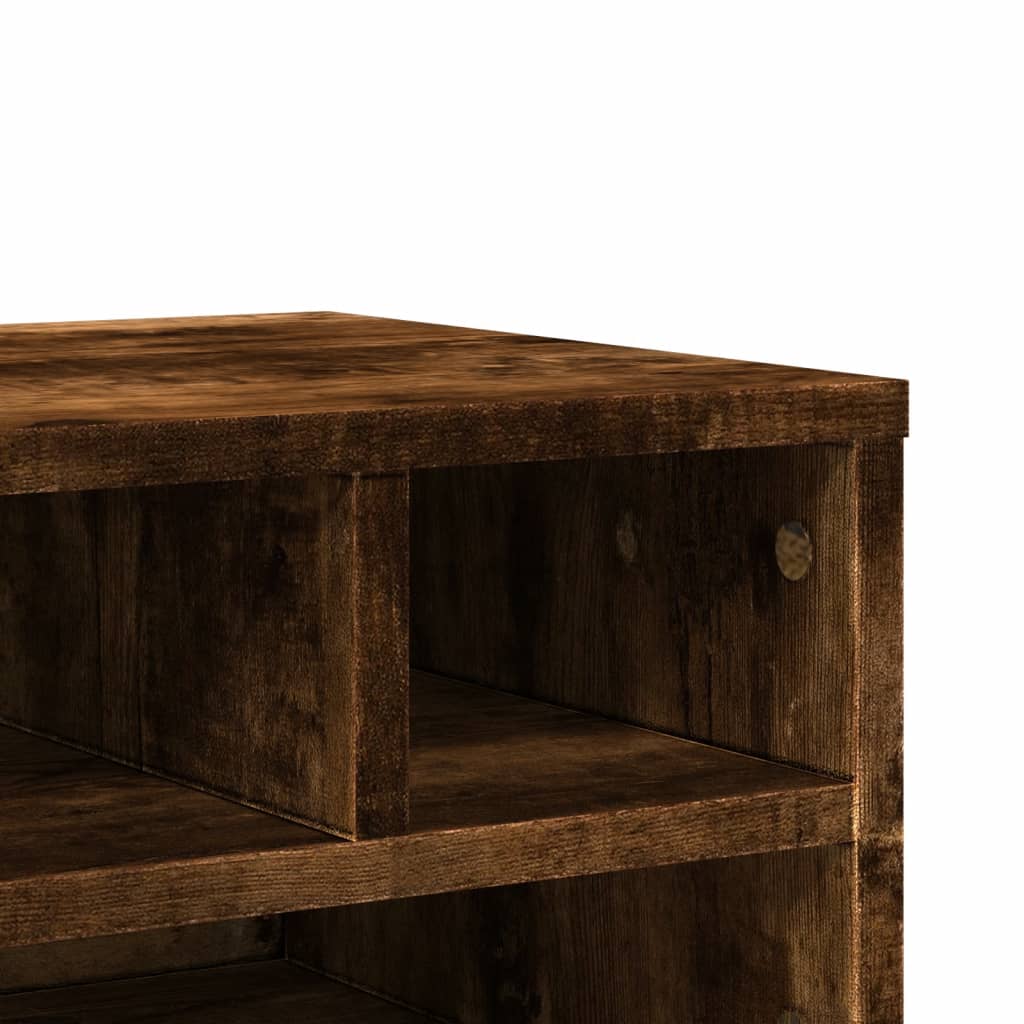Stalak za pisač boja hrasta 40x32x22,5 cm konstruirano drvo