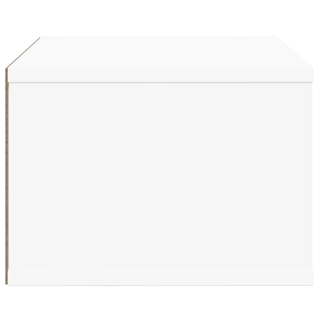 Stalak za pisač bijeli 40x32x22,5 cm od konstruiranog drva