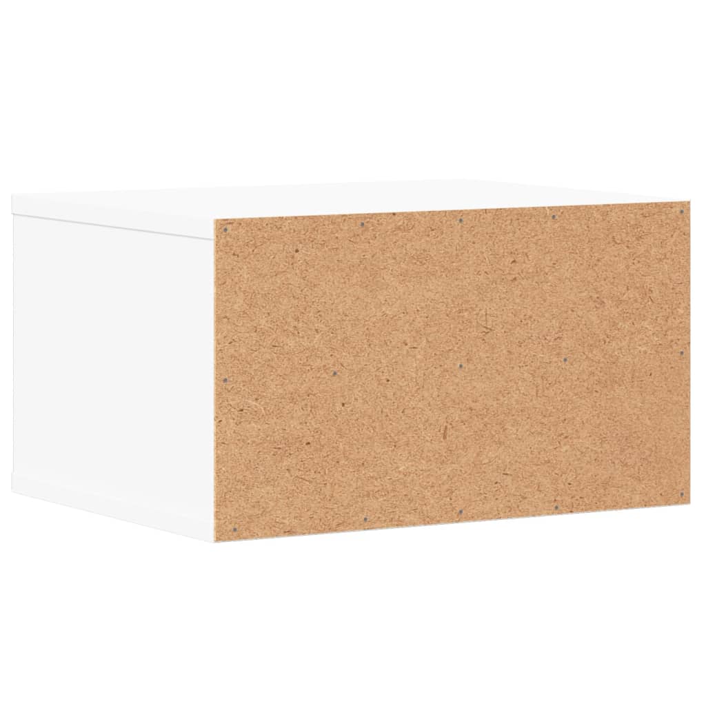 Stalak za pisač bijeli 40x32x22,5 cm od konstruiranog drva