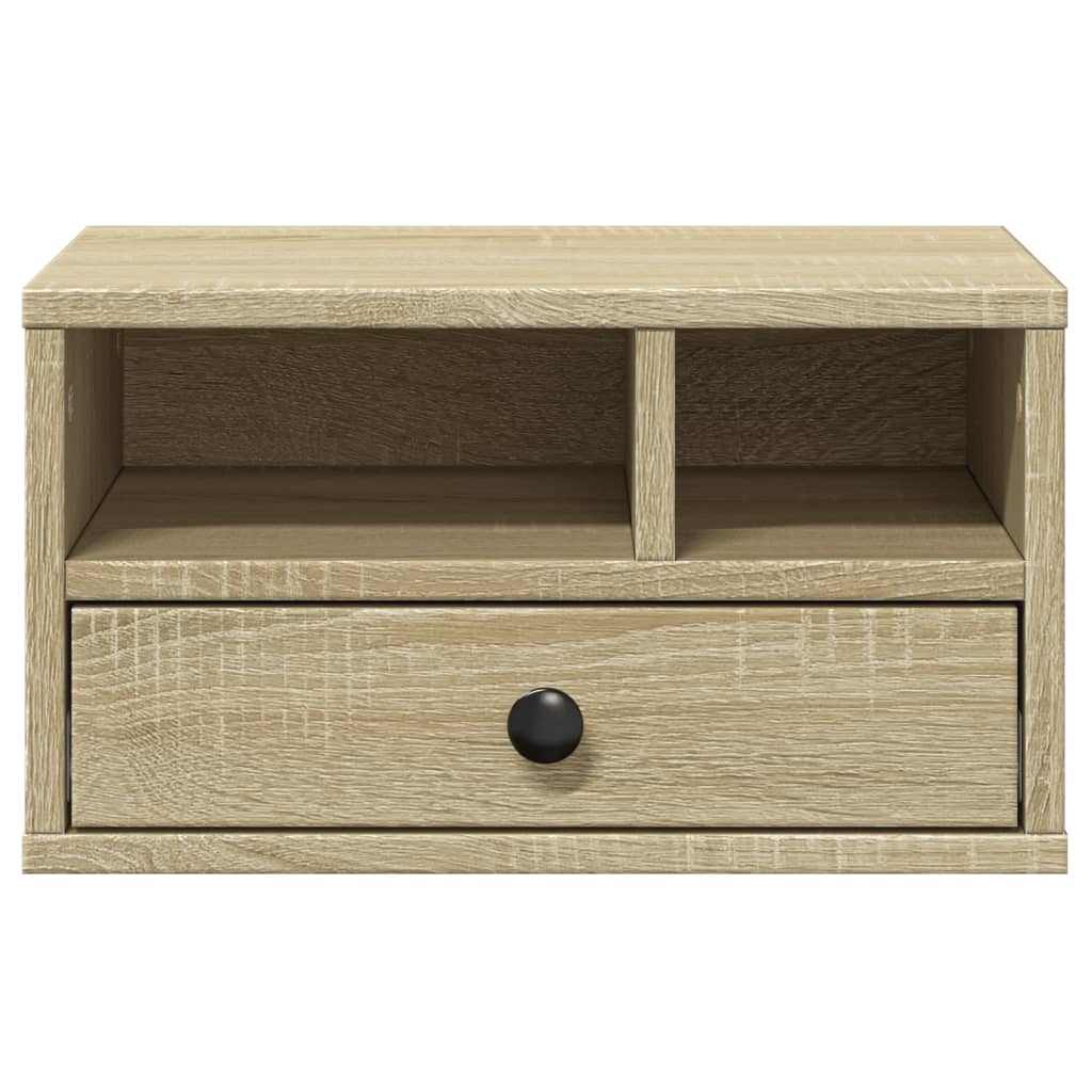Stalak za pisač boja hrasta 40 x 32 x 22,5 cm konstruirano drvo