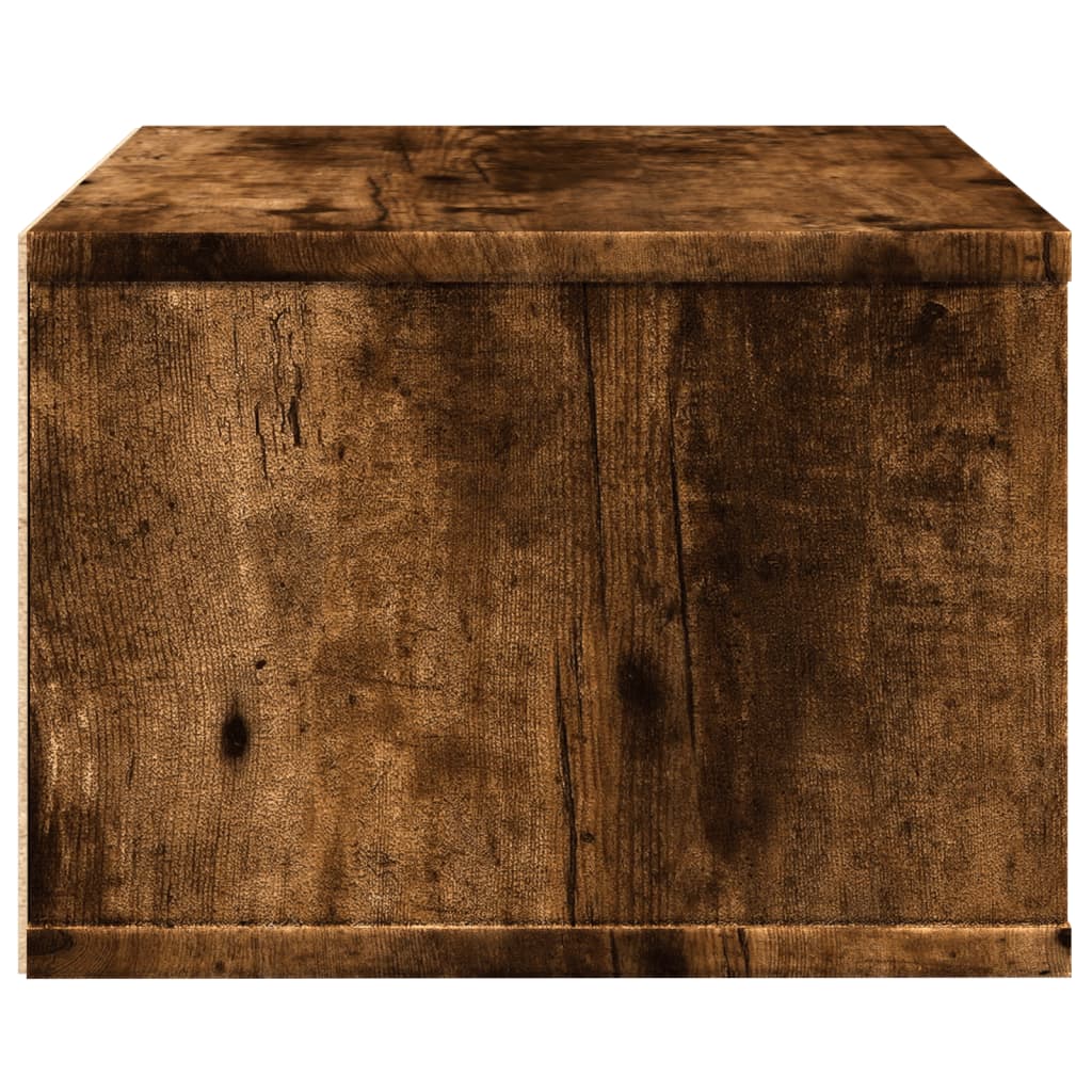 Stalak za pisač boja hrasta 40x32x22,5 cm konstruirano drvo
