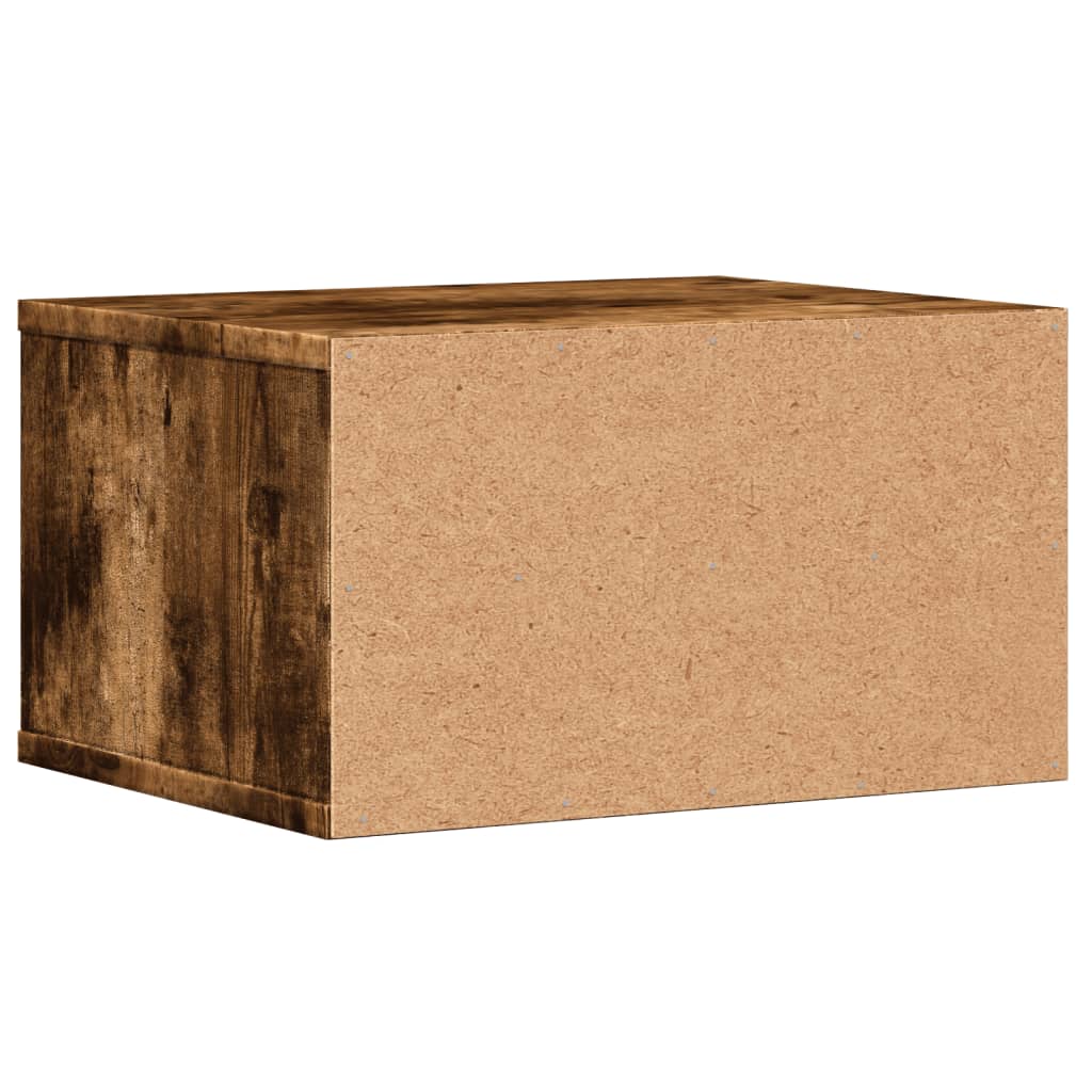 Stalak za pisač boja hrasta 40x32x22,5 cm konstruirano drvo