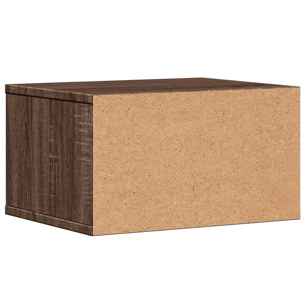 Stalak za pisač boja hrasta 40x32x22,5 cm konstruirano drvo