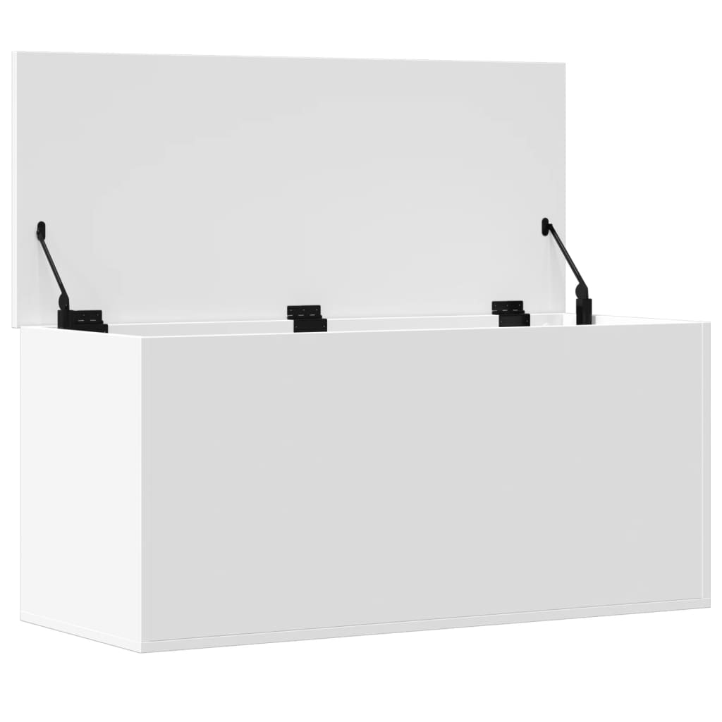 Kutija za pohranu bijela 100x42x46 cm od konstruiranog drva