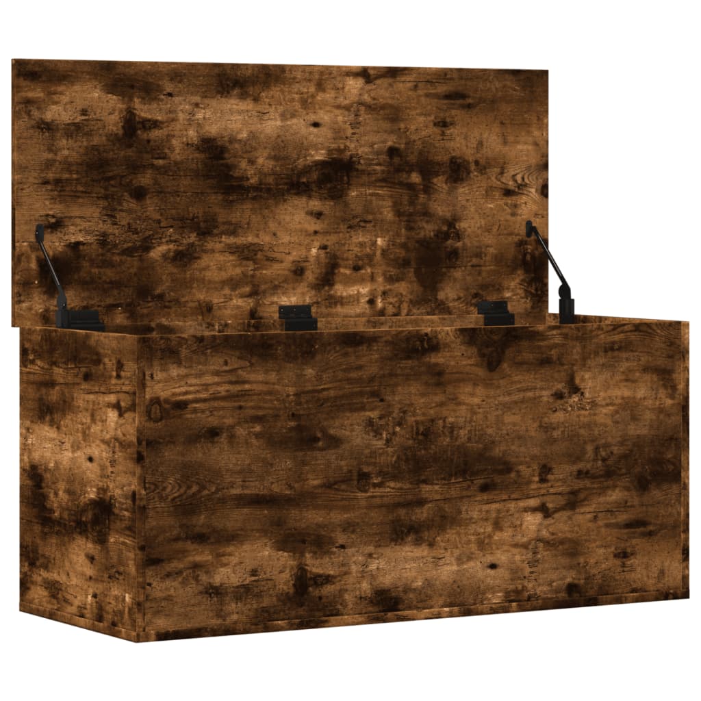 Kutija za pohranu boja hrasta 100x42x46 cm konstruirano drvo