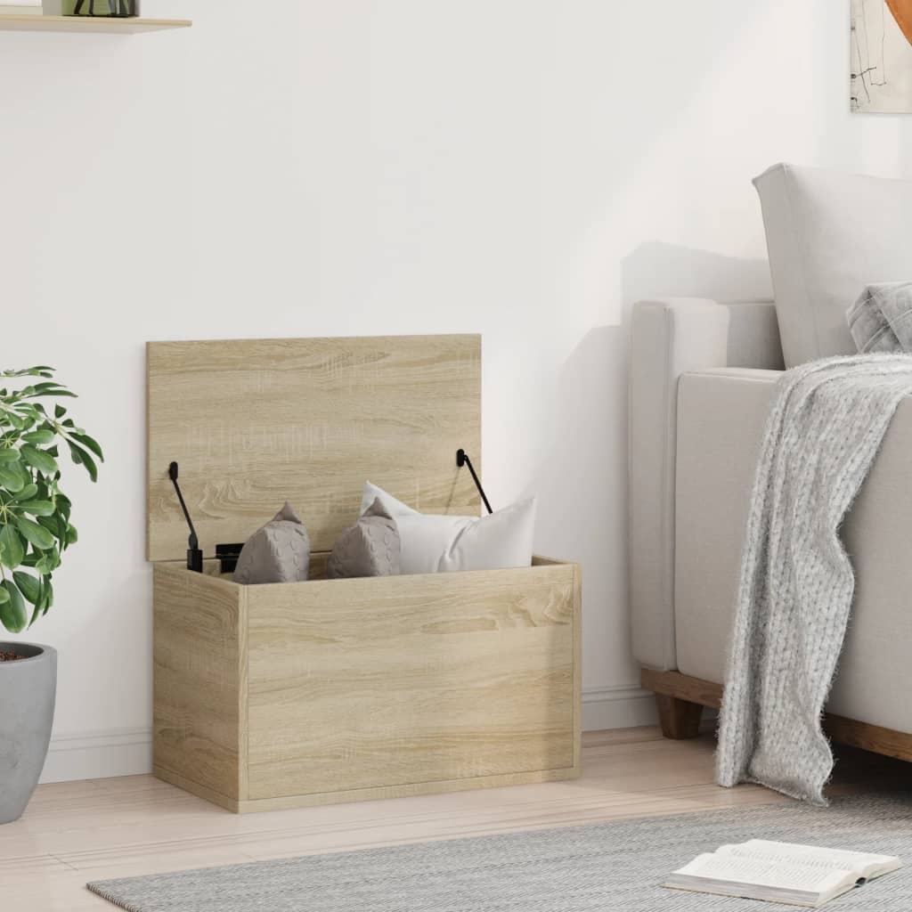 Kutija za pohranu boja hrasta 60x35x35 cm od konstruiranog drva