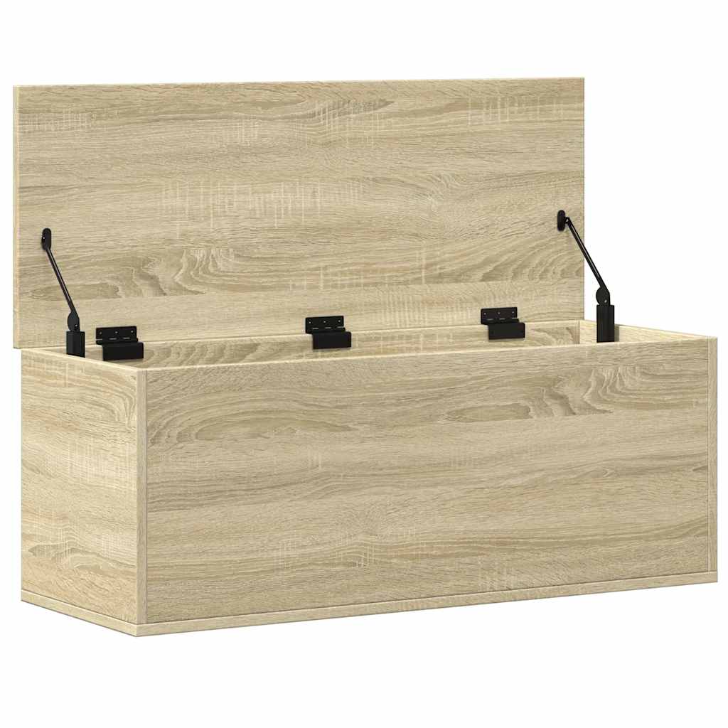 Kutija za pohranu boja hrasta 90x35x35 cm od konstruiranog drva