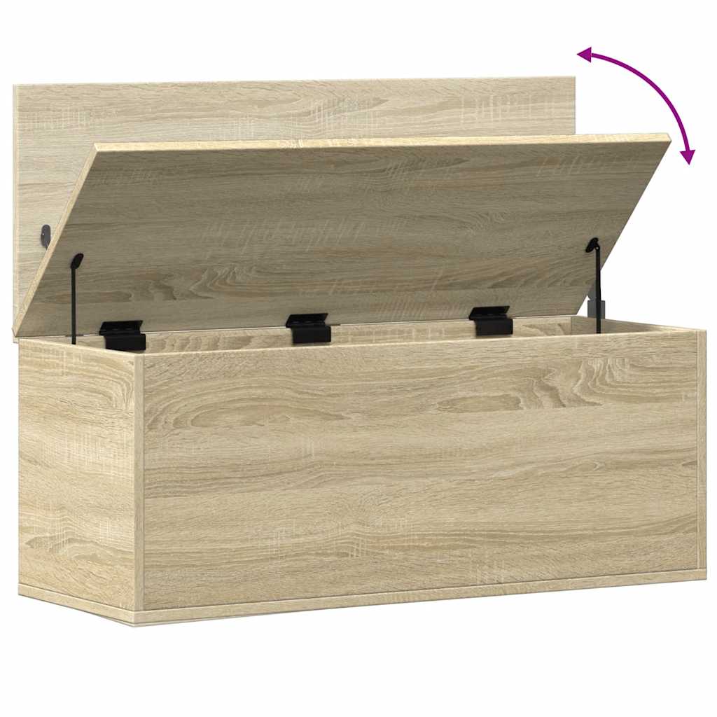 Kutija za pohranu boja hrasta 90x35x35 cm od konstruiranog drva