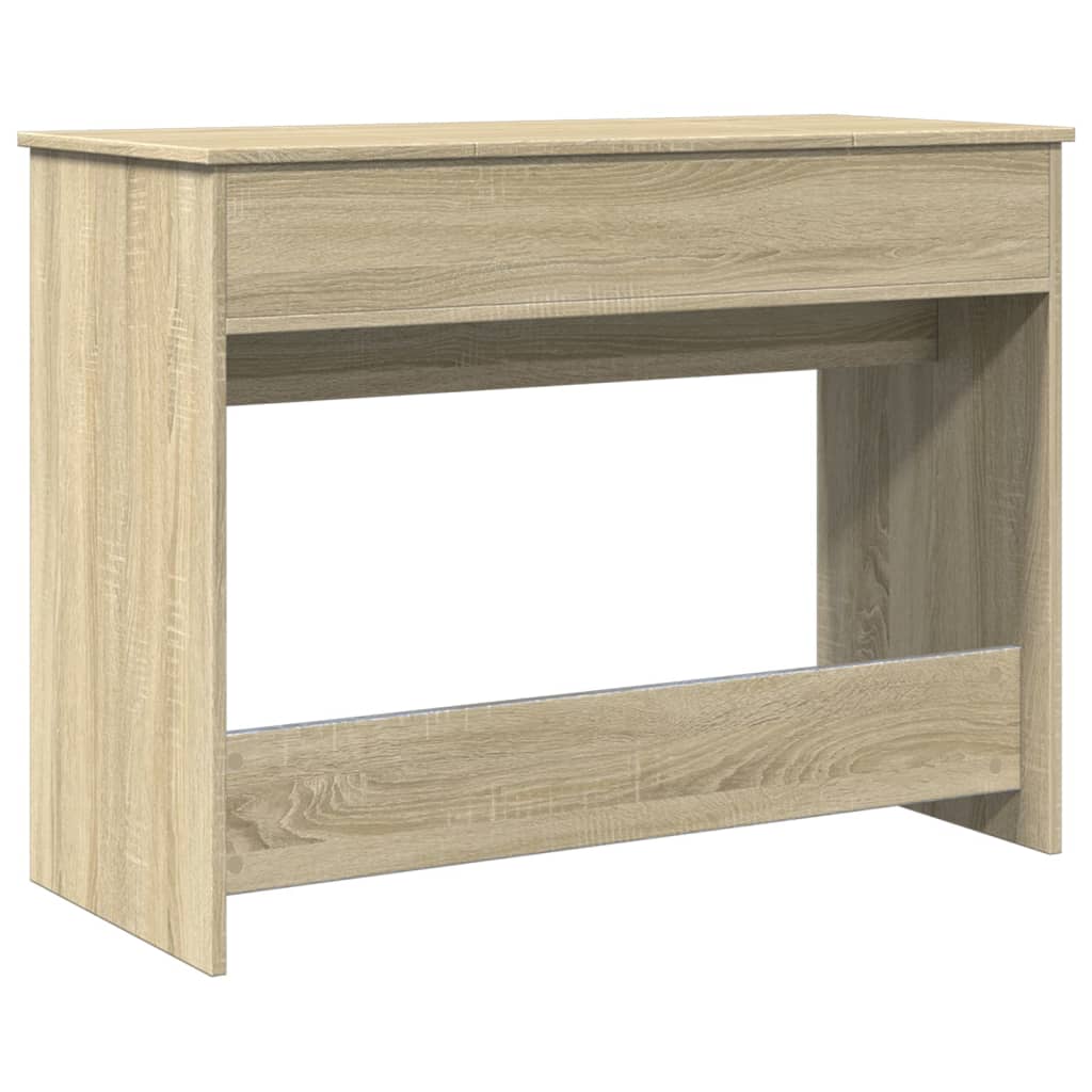 Toaletni stolić s ogledalom boja hrasta sonome 100x45x76 cm