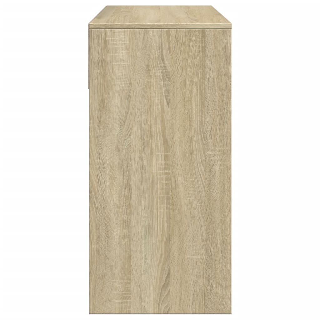 Toaletni stolić s ogledalom boja hrasta sonome 80x39x80 cm