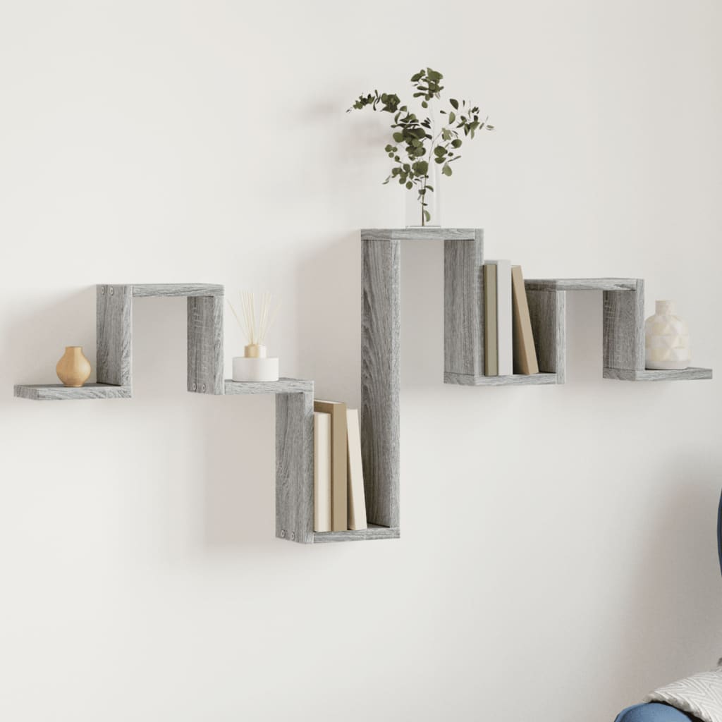 Zidna polica boja hrasta sonome 104,5x10x43cm konstruirano drvo