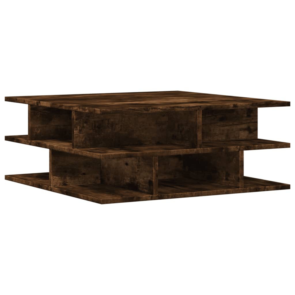 Stolić za kavu boja hrasta 70x70x29 cm konstruirano drvo