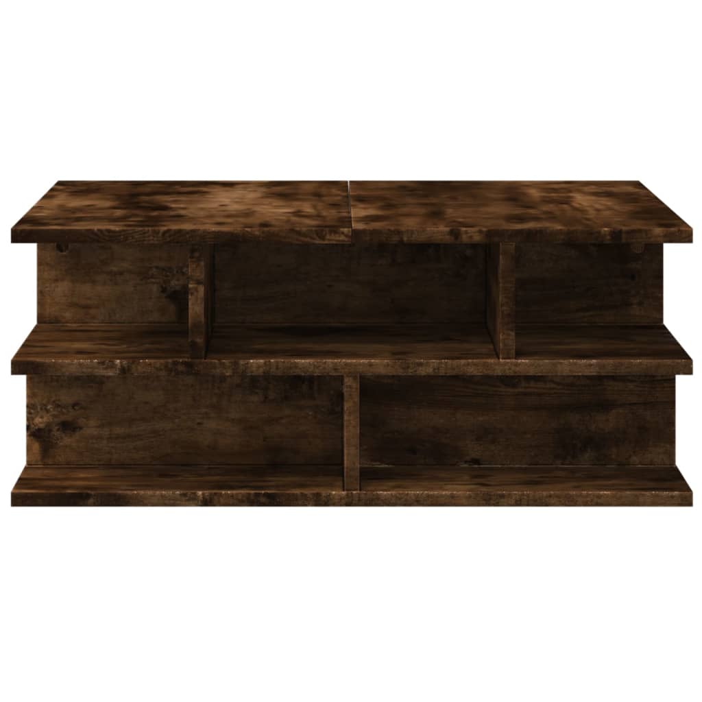Stolić za kavu boja hrasta 70x70x29 cm konstruirano drvo
