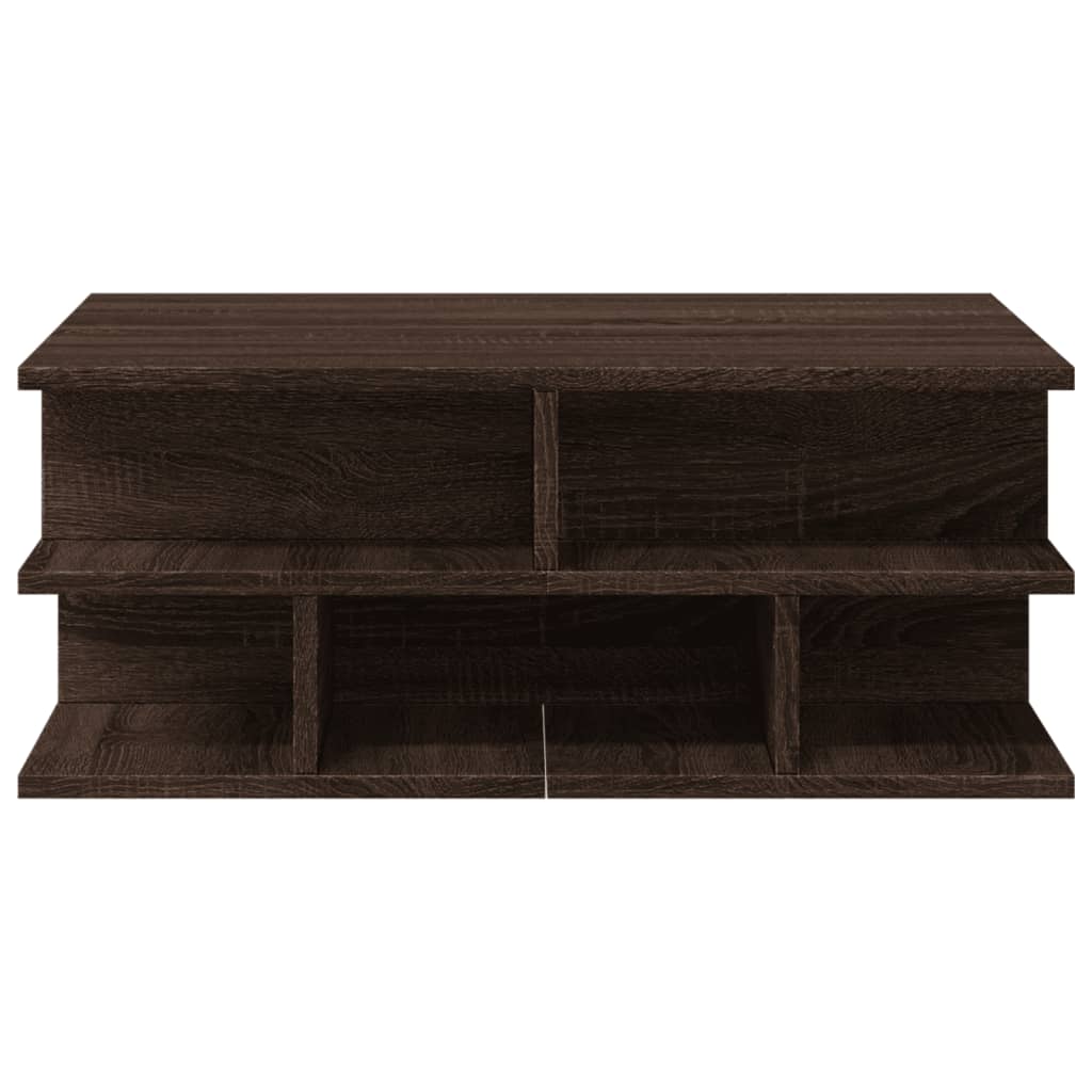 Stolić za kavu boja hrasta 70x70x29 cm konstruirano drvo
