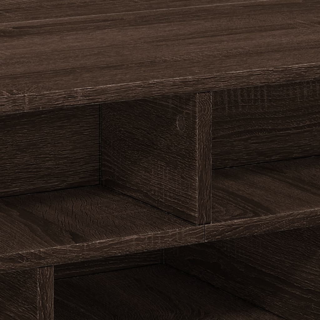 Stolić za kavu boja hrasta 70x70x29 cm konstruirano drvo