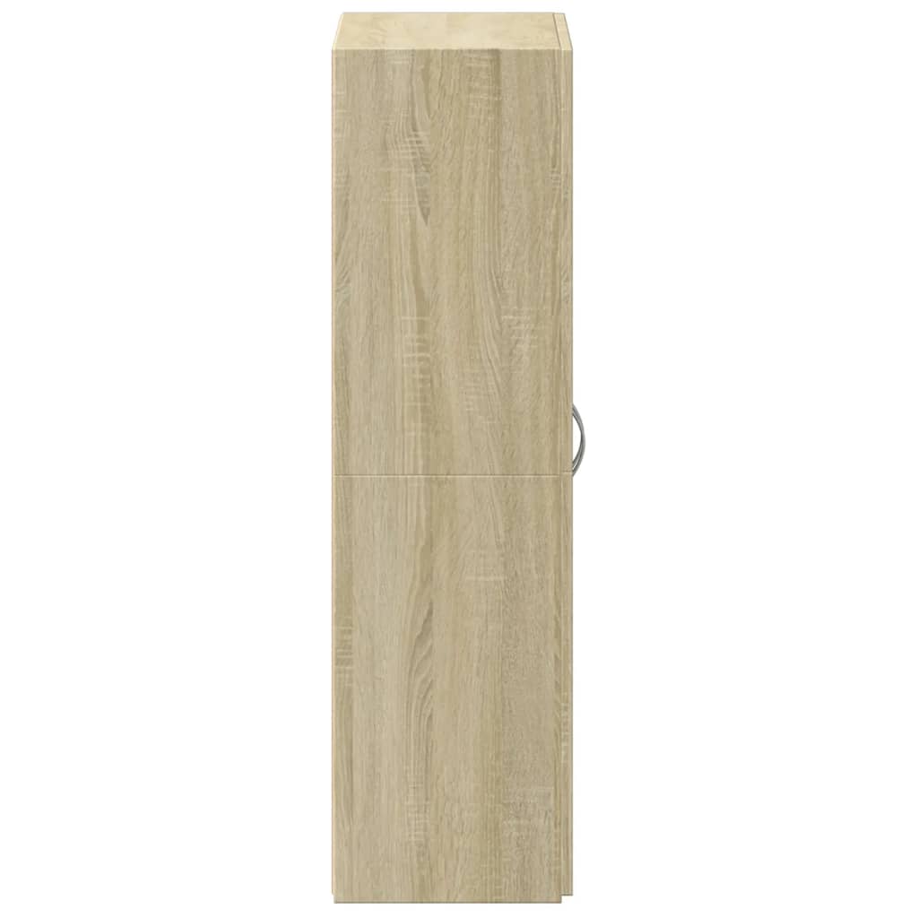 Ormarić za spise boja hrasta 60x32x115 cm od konstruiranog drva
