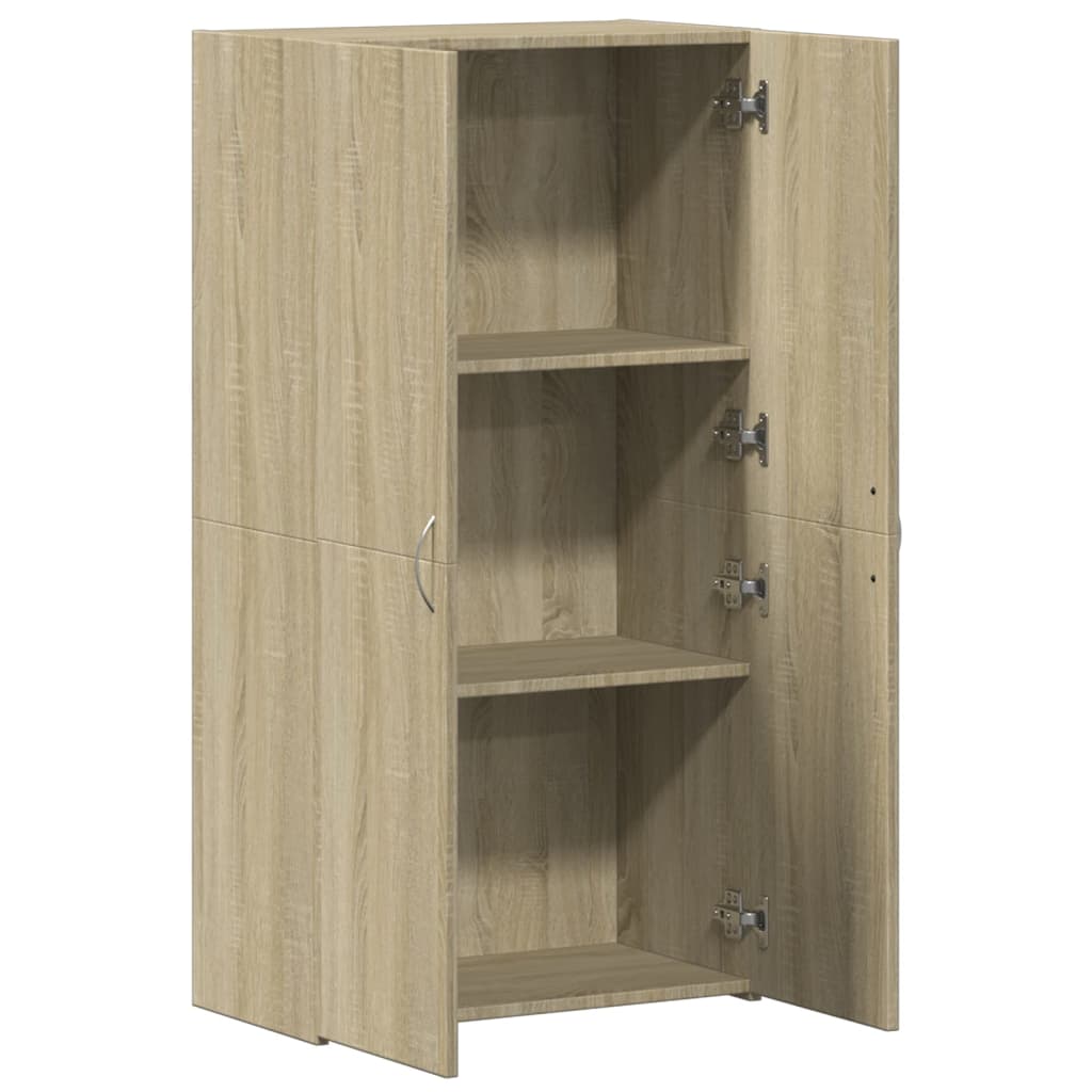 Ormarić za spise boja hrasta 60x32x115 cm od konstruiranog drva
