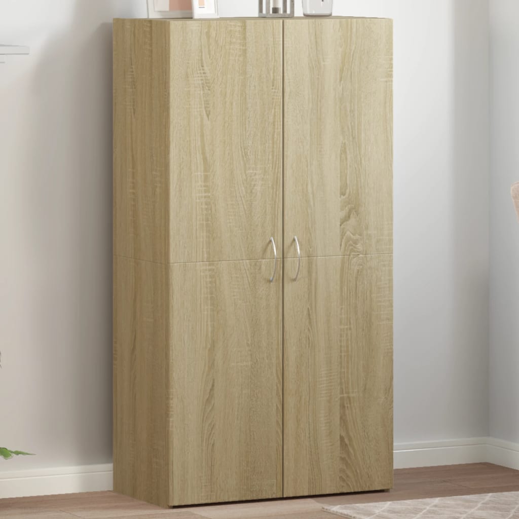 Ormarić za spise boja hrasta 60x32x115 cm od konstruiranog drva