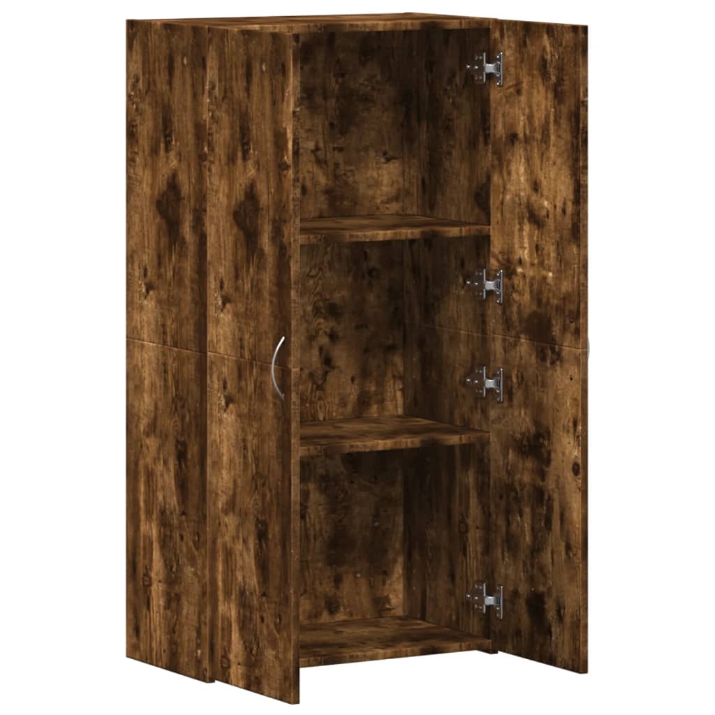 Ormarić za spise boja hrasta 60x32x115 cm od konstruiranog drva