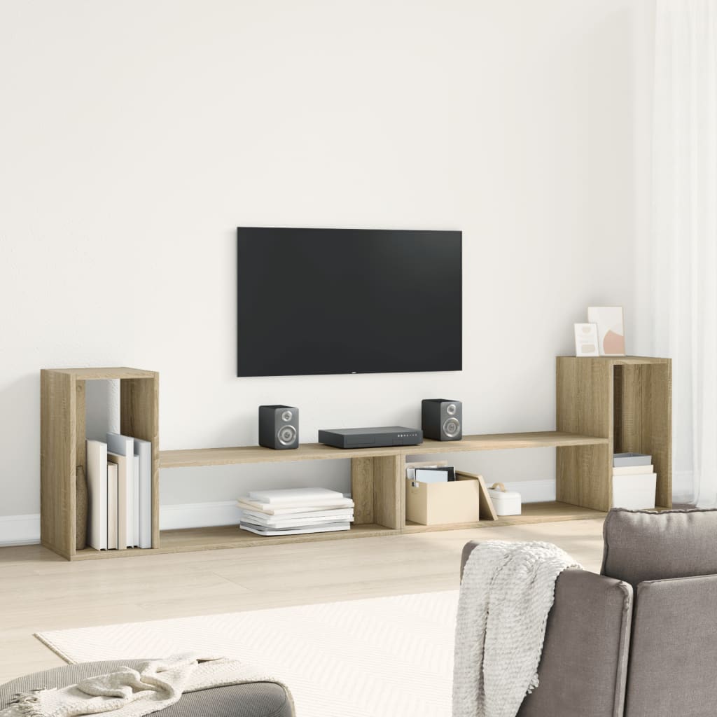 TV ormarići 2 kom boja hrasta 100x30x50cm od konstruiranog drva