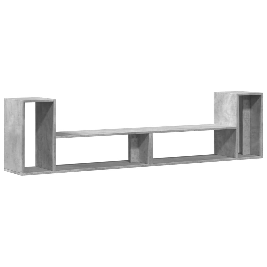 TV ormarići 2 kom Siva betona 100x30x50cm konstruirano drvo