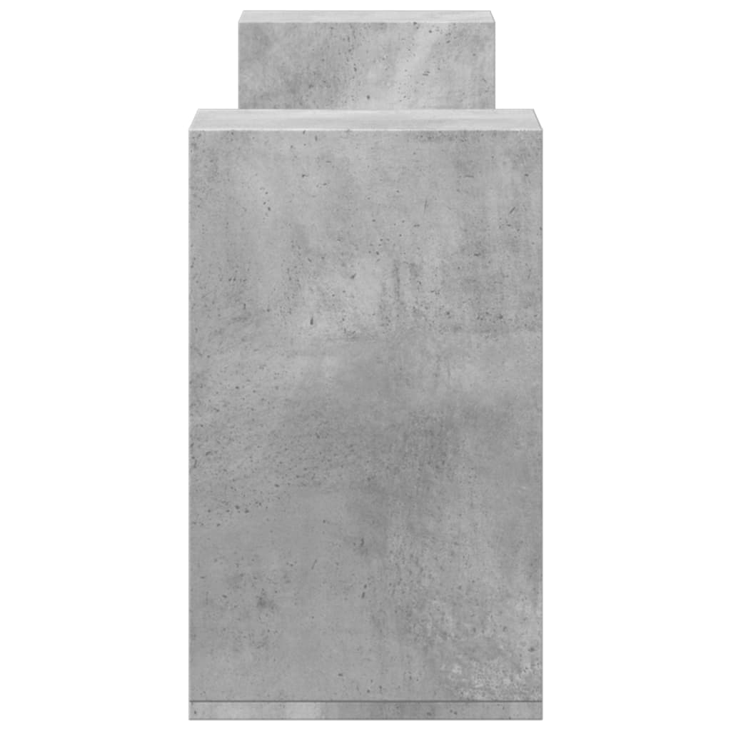 TV ormarići 2 kom Siva betona 100x30x50cm konstruirano drvo