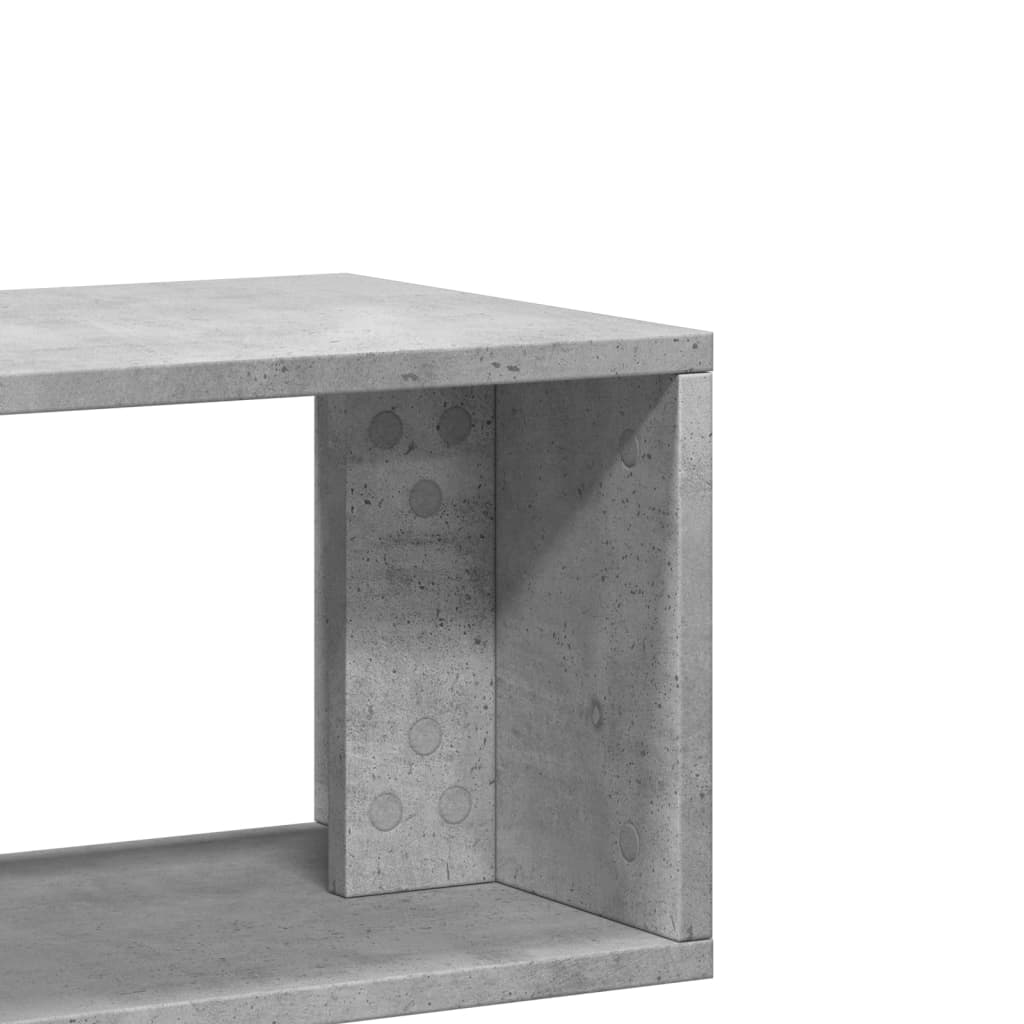 TV ormarići 2 kom Siva betona 100x30x50cm konstruirano drvo