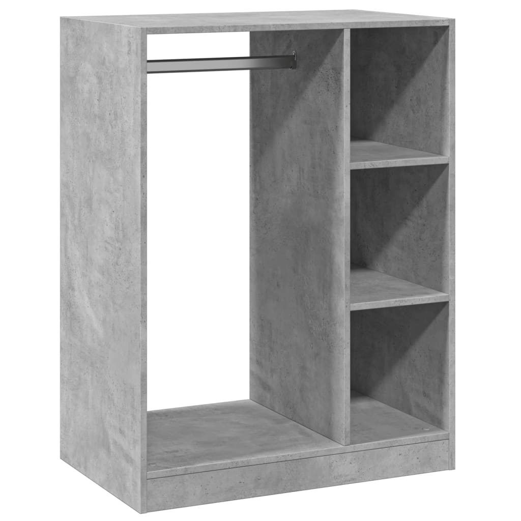 Ormar siva boja betona 77x48x102 cm od konstruiranog drva