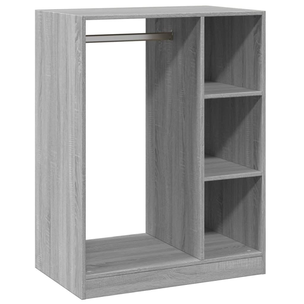 Ormar siva boja hrasta 77x48x102 cm od konstruiranog drva