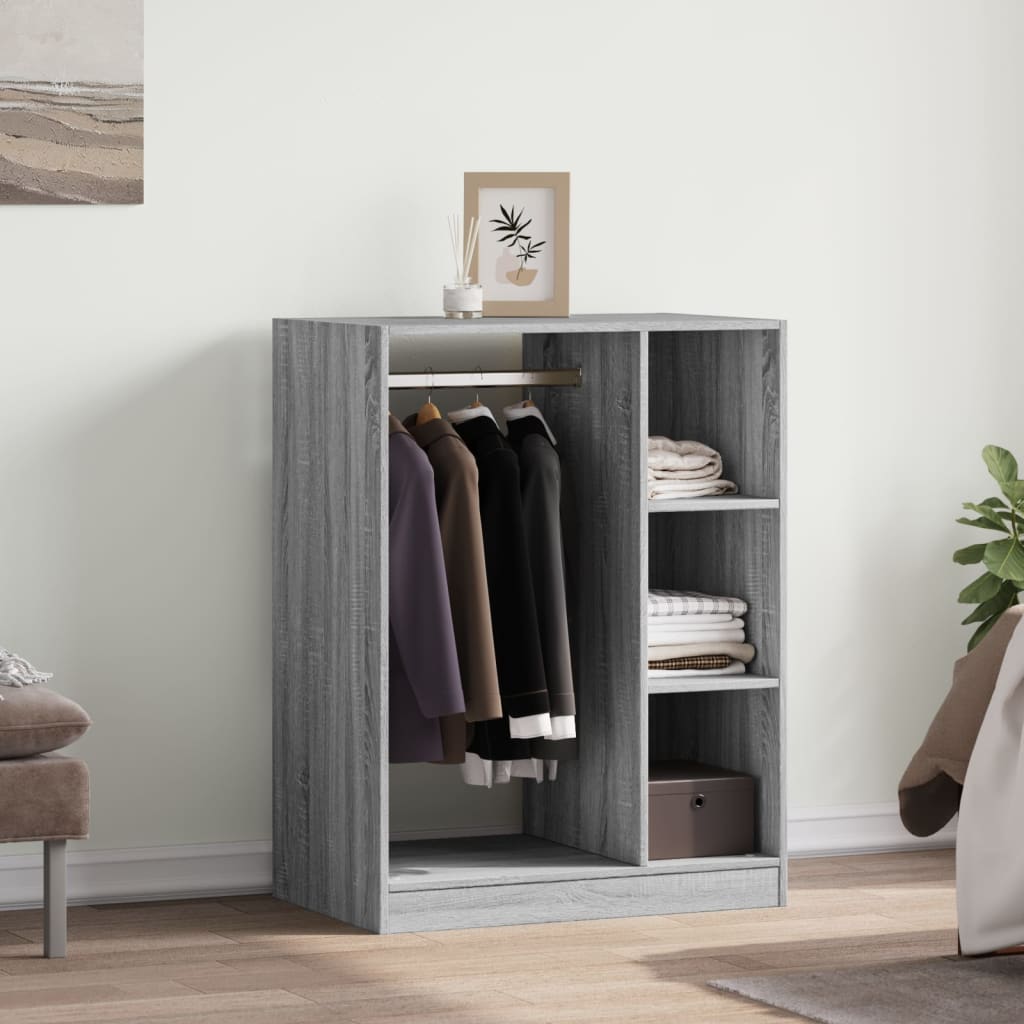 Ormar siva boja hrasta 77x48x102 cm od konstruiranog drva