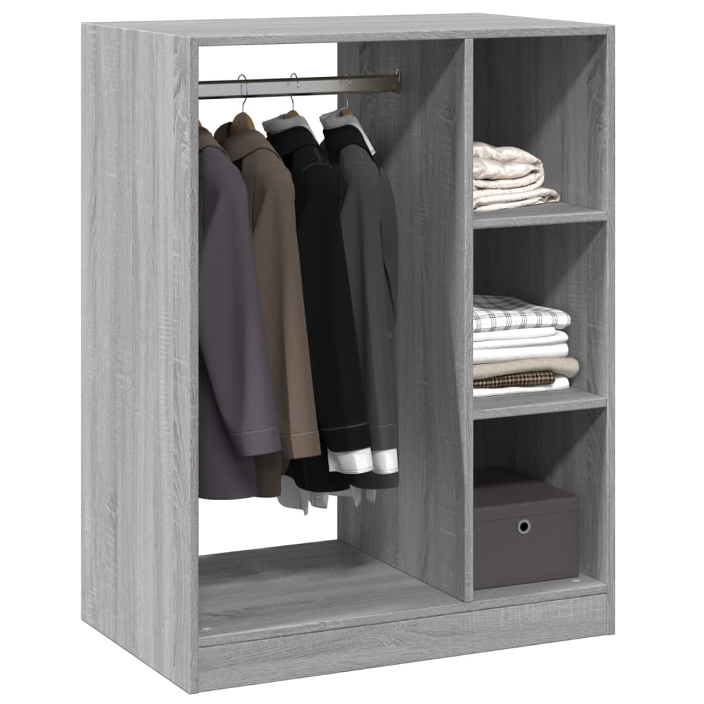 Ormar siva boja hrasta 77x48x102 cm od konstruiranog drva