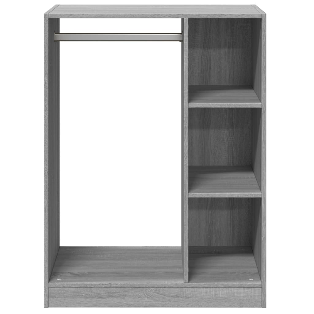 Ormar siva boja hrasta 77x48x102 cm od konstruiranog drva
