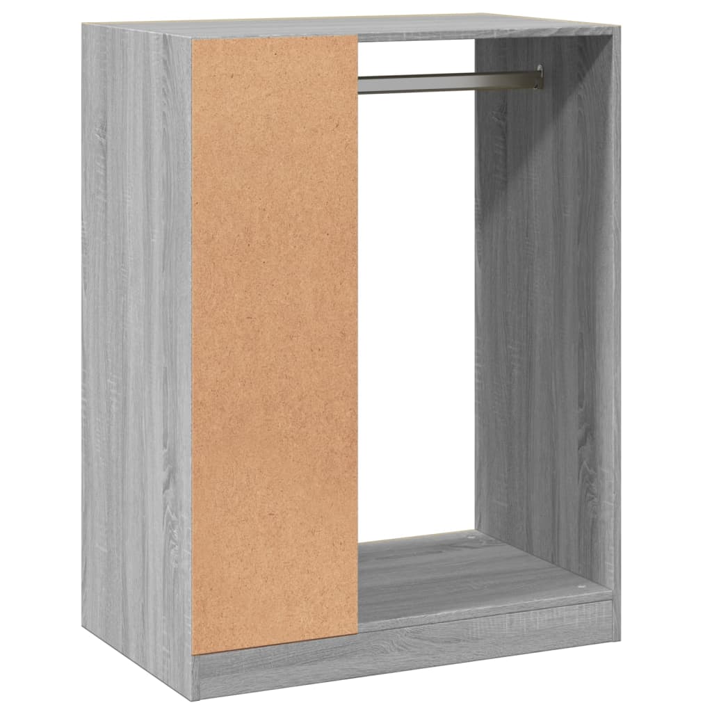 Ormar siva boja hrasta 77x48x102 cm od konstruiranog drva