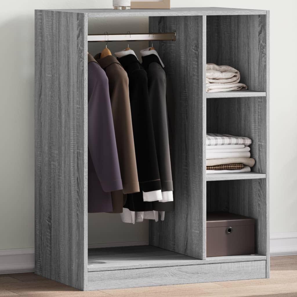 Ormar siva boja hrasta 77x48x102 cm od konstruiranog drva