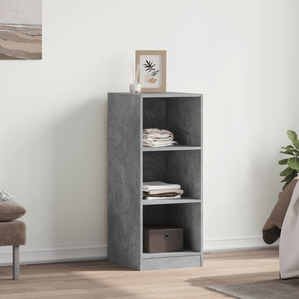 Ormar siva boja betona 48x41x102 cm od konstruiranog drva