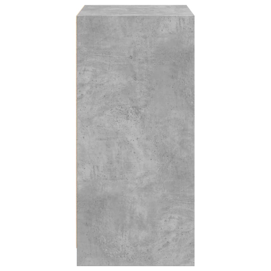 Ormar siva boja betona 48x41x102 cm od konstruiranog drva